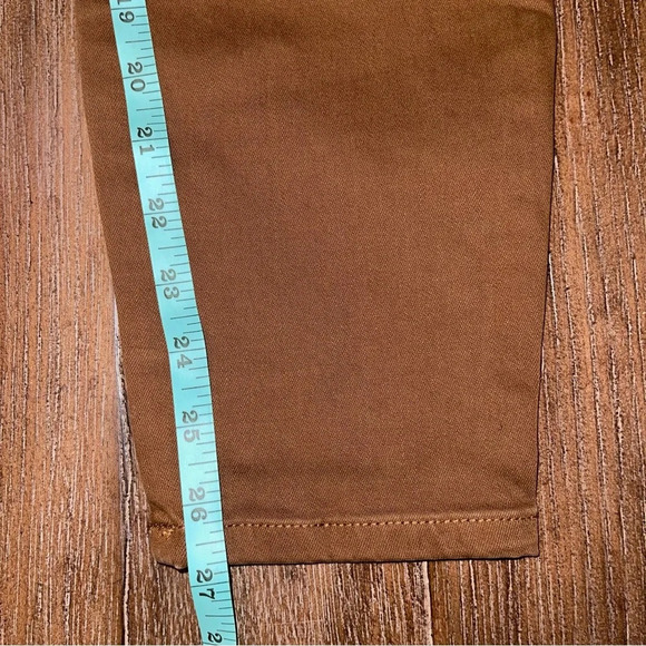 OAT NYC Utility High Rise Cargo Pocket Skinny Ankle Dark Brown Pant 24 - Picture 7 of 9